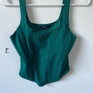 Papaya Teal Camisole Top